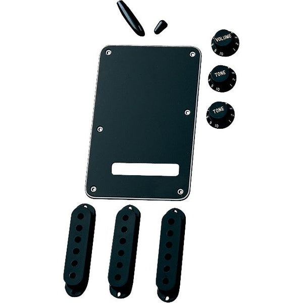Fender Stratocaster Accessory Kit - Black-Fender-Logans Pianos