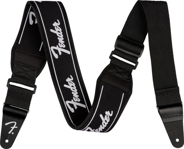 Fender Swell™ Neoprene Guitar Strap Running Logo - 2.5"-Fender-Logans Pianos