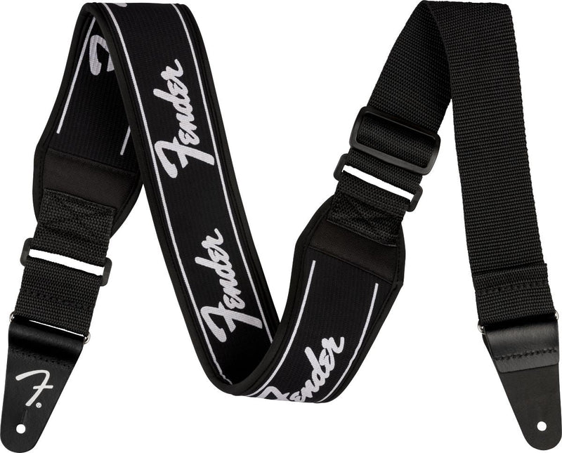 Fender Swell™ Neoprene Guitar Strap Running Logo - 2.5"-Fender-Logans Pianos