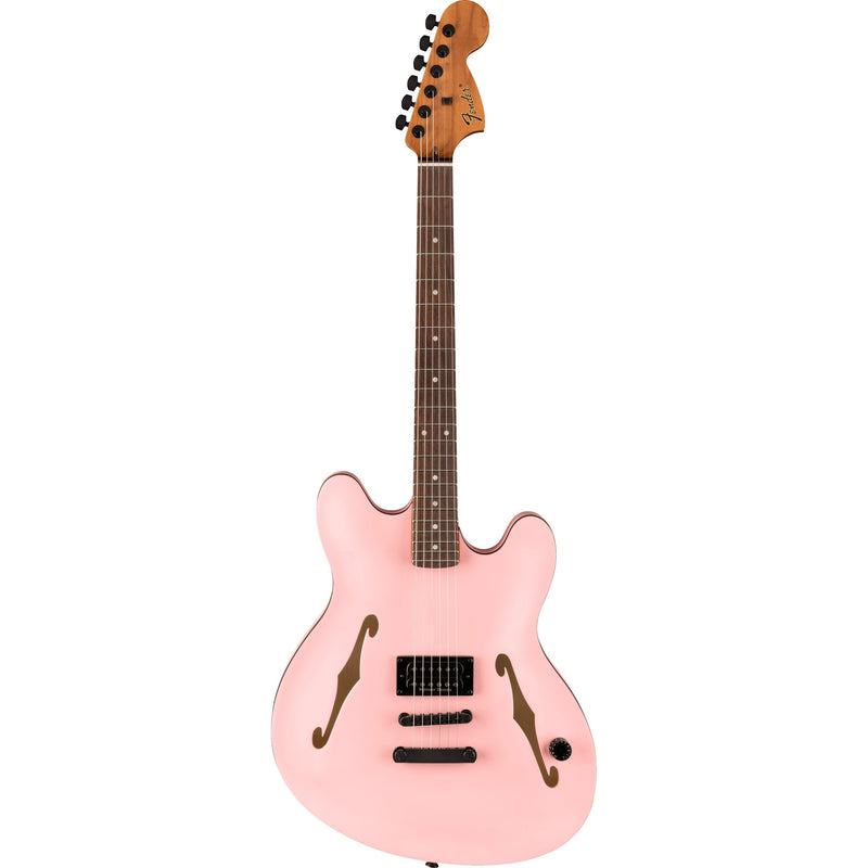 Fender TOM DELONGE STARCASTER®-Guitar & Bass-Fender-Satin Shell Pink-Logans Pianos