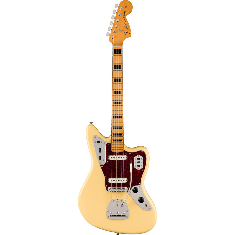 Fender Vintera II '70s Jaguar Electric Guitar-Guitar & Bass-Fender-Vintage White-Logans Pianos