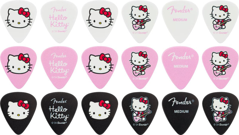 Fender x Hello Kitty Pick Tin (18 Pack)-Guitar & Bass-Fender-Logans Pianos