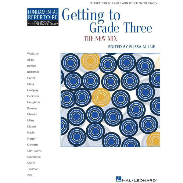 Getting To Grade Three - The New Mix-Sheet Music-Hal Leonard-Book/Online Audio-Logans Pianos