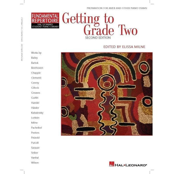 Getting To Grade Two-Sheet Music-Hal Leonard-Book/Online Audio-Logans Pianos