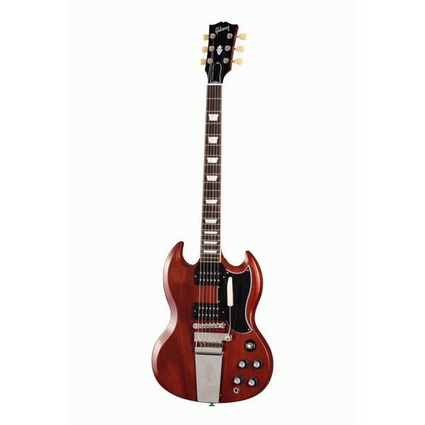 Gibson SG Standard Faded '61 Maestro Vibrola - Vintage Cherry- 1 only at this PRICE!-Guitar & Bass-Gibson-Logans Pianos
