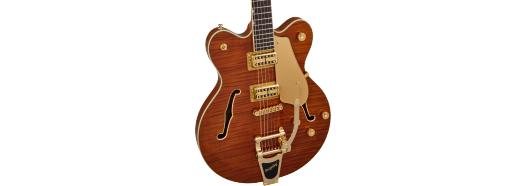 Gretsch Electromatic® LTD Flame Okoume Broadkaster® Double-Cut with Bigsby®-Guitar & Bass-Gretsch-Logans Pianos