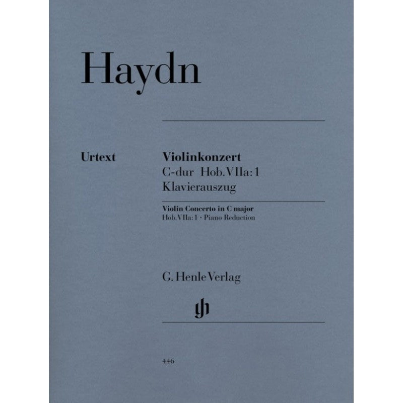 HAYDN CONCERTO NO 1 C MAJOR VLN/PNO-Sheet Music-G. Henle Verlag-Logans Pianos
