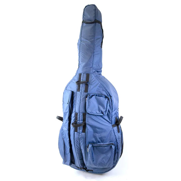 HQ Cobble Pro Grade Double Bass Bag Blue-Orchestral Strings-Enrico-Logans Pianos