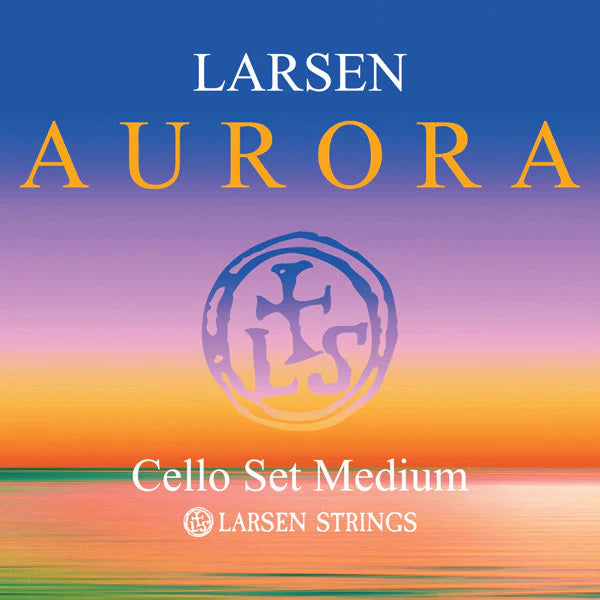 Larsen Aurora Cello Set Medium-Orchestral Strings-Larsen-4/4-Logans Pianos