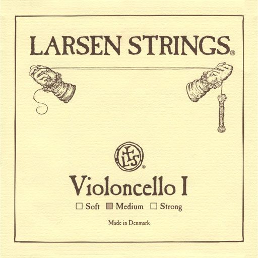 Larsen Cello Strings - Singles-Orchestral Strings-Larsen-Medium-A-4/4-Logans Pianos