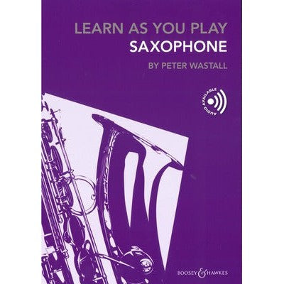 Learn As You Play Alto Saxophone BK/OLA-Sheet Music-Boosey & Hawkes-Logans Pianos