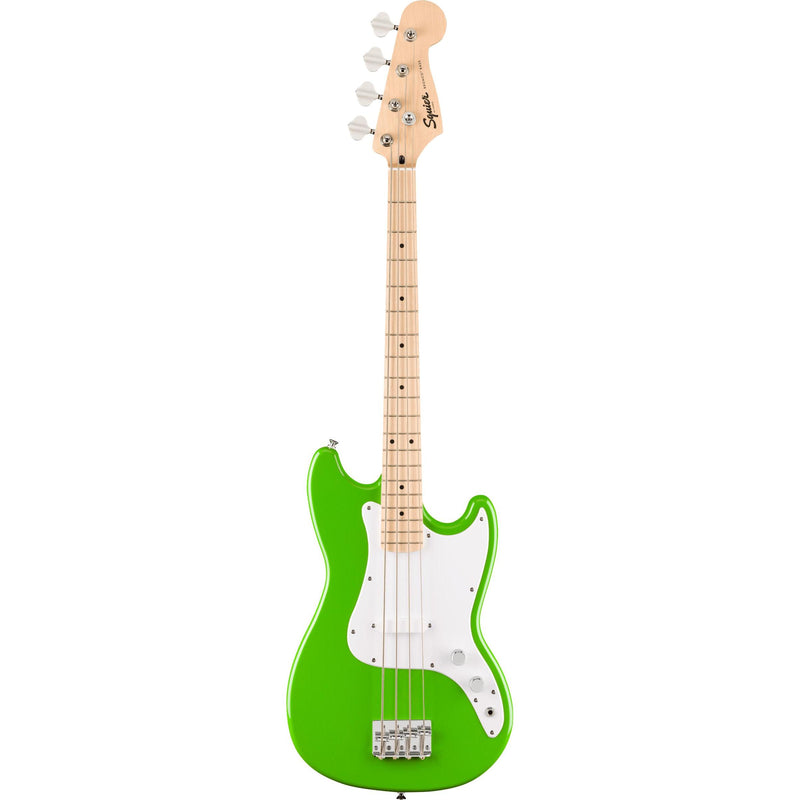 Limited Edition Squier Sonic Bronco Bass - Lime Green-Guitar & Bass-Squier-Logans Pianos