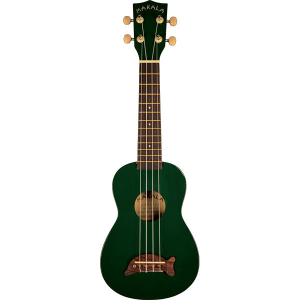 Makala Dolphin Soprano Ukulele-Ukulele & Folk-Makala-Green-Logans Pianos