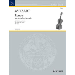 RONDO FROM HAFFNER SERENADE K 250 VIOLIN/PIANO-Sheet Music-Schott Music-Logans Pianos