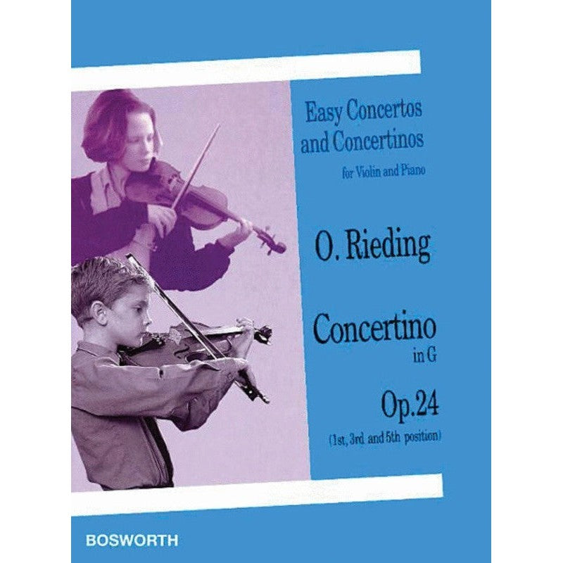 Rieding: Concerto in G major Op. 24 (Violin/ Piano)-Hal Leonard-Logans Pianos