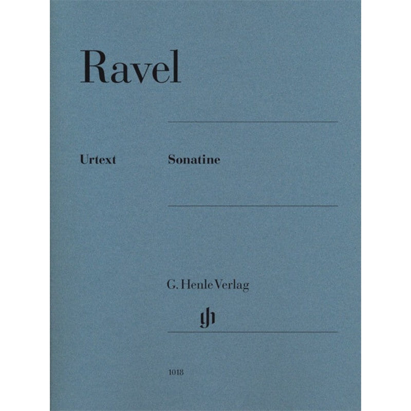 Sonatine Urtext- Ravel-G. Henle Verlag-Logans Pianos