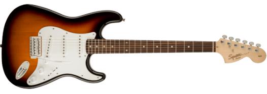Squier Affinity Stratocaster Electric Guitar-Guitar & Bass-Squier-Laurel-Brown Sunburst-Logans Pianos