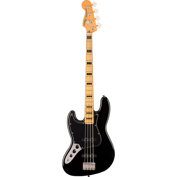 Squier Classic Vibe '70s Jazz Bass (Left-Handed)-Guitar & Bass-Squier-Black-Logans Pianos