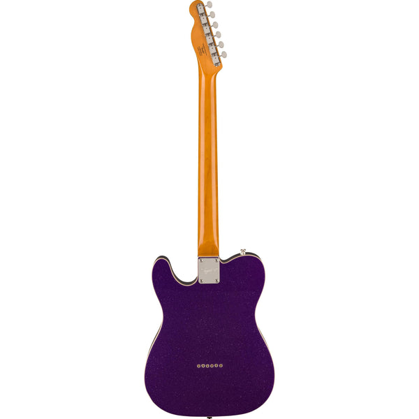 Squier FSR Classic Vibe Baritone Custom Telecaster - Purple Sparkle-Guitar & Bass-Squier-Logans Pianos