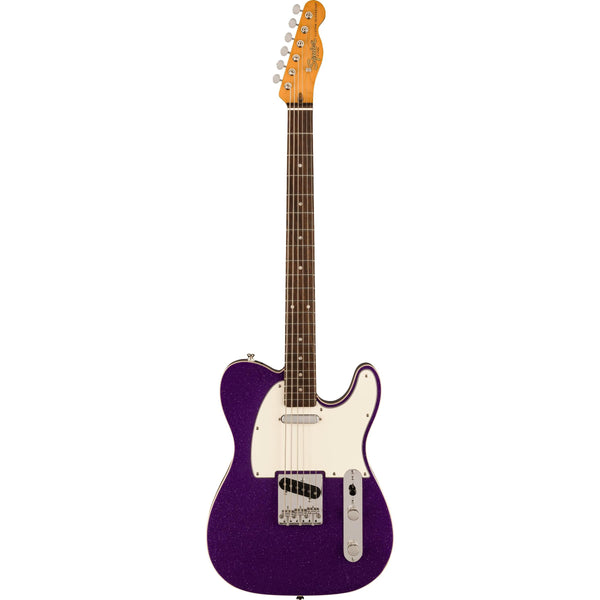 Squier FSR Classic Vibe Baritone Custom Telecaster - Purple Sparkle-Guitar & Bass-Squier-Logans Pianos