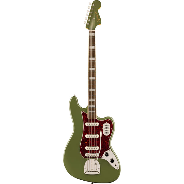 Squier Limited Edition Classic Vibe Bass VI - Olive-Guitar & Bass-Squier-Logans Pianos