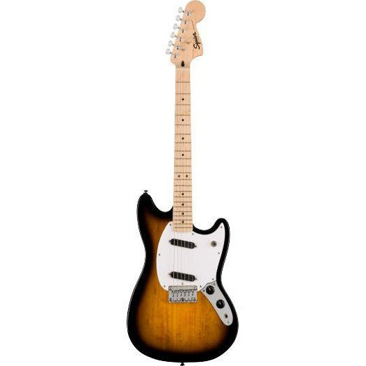 Squier Sonic Mustang Electric Guitar-Guitar & Bass-Squier-2-Colour Sunburst-Logans Pianos