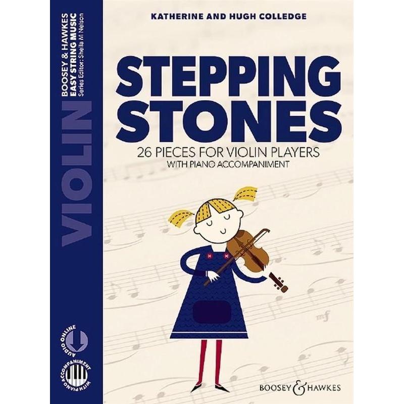 Stepping Stones Violin-Sheet Music-Boosey & Hawkes-Book/CD-Logans Pianos