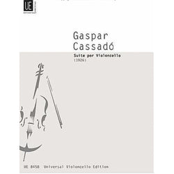 Suite for Solo Cello - Gaspar Cassado-Sheet Music-Universal Edition-Logans Pianos