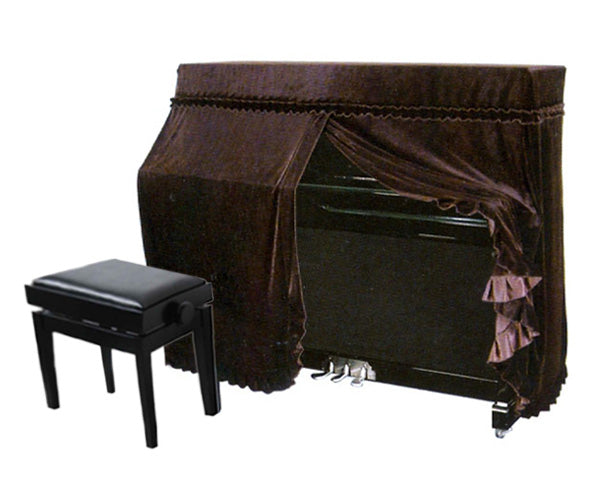 Upright Piano Cover Brown-Piano accessories-Paytons-Logans Pianos