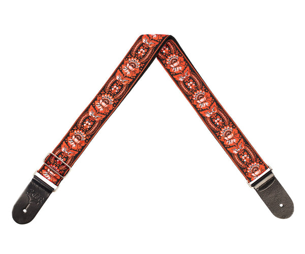 XTR 2 Floral Jacquard Weave Guitar Strap-Guitar & Bass-XTR-Logans Pianos