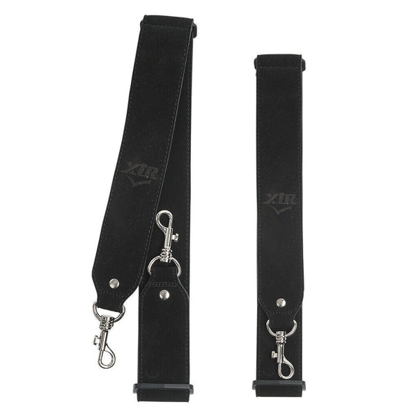 XTR Banjo Strap Leather Black-guitar accessories-XTR-Logans Pianos
