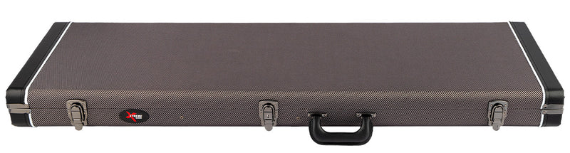 Xtreme XC621G Vintage Style Rectangular Bass Case in Vintage Grey Tweed-Guitar & Bass-Xtreme-Grey Tweed-Logans Pianos