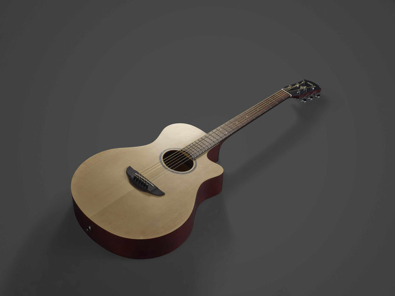 Yamaha APX600M Acoustic Electric Guitar-Guitar & Bass-Yamaha-Natural Satin-Logans Pianos