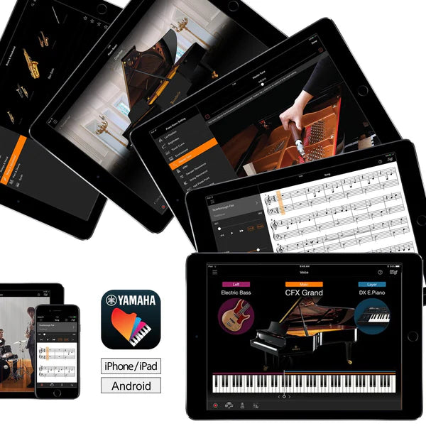 Yamaha Clavinova CLP-885 Digital Piano - WITH FREE HEADPHONES-Piano & Keyboard-Yamaha-Black-Logans Pianos