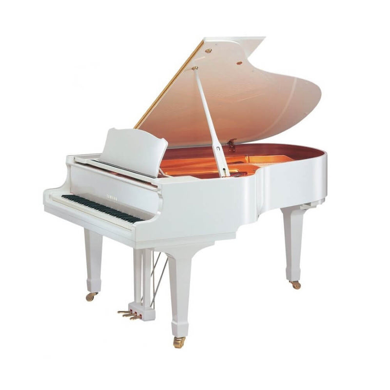 Yamaha GC1 Grand Piano-Piano & Keyboard-Yamaha-Polished White-Logans Pianos