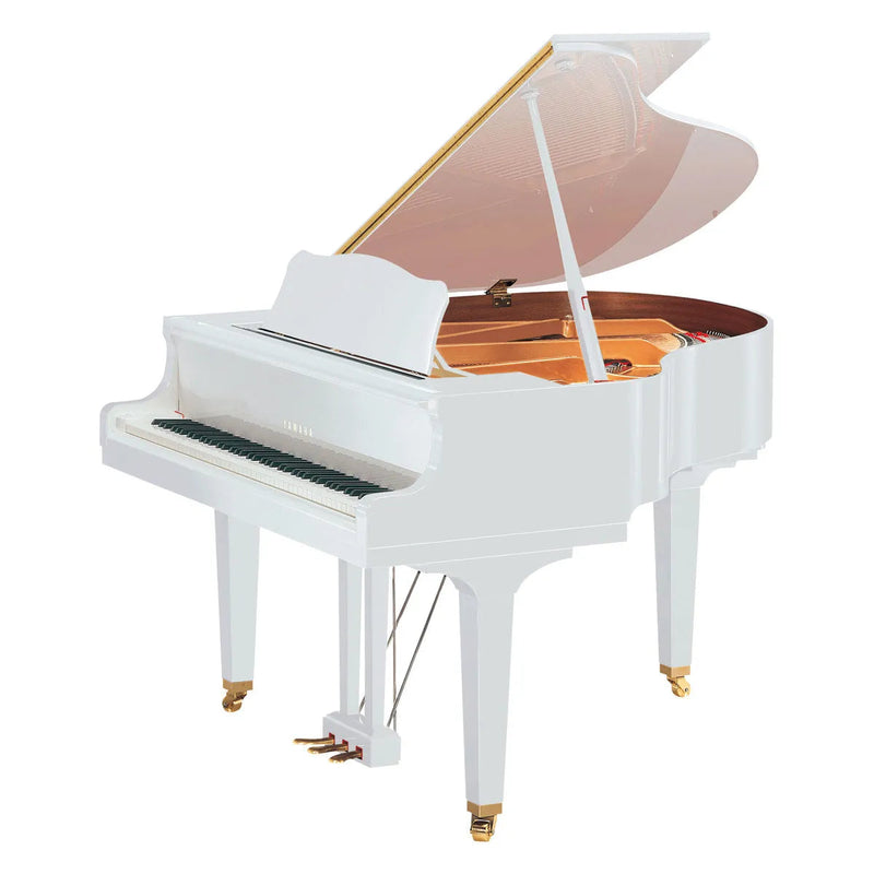 Yamaha GC2 Grand Piano-Piano & Keyboard-Yamaha-Polished White-Logans Pianos