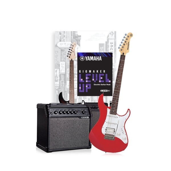 Yamaha Gigmaker Level Up Electric Guitar-Guitar & Bass-Yamaha-Red Metallic-Logans Pianos