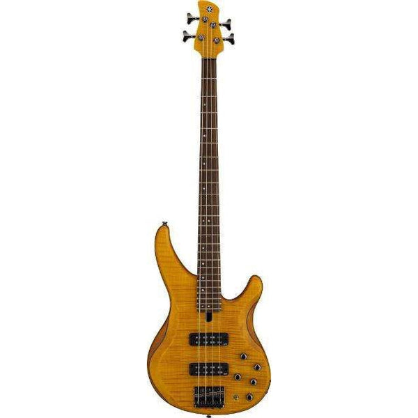 Yamaha TRBX604FM 4 String Bass Guitar-Guitar & Bass-Yamaha-Matt Amber-Logans Pianos