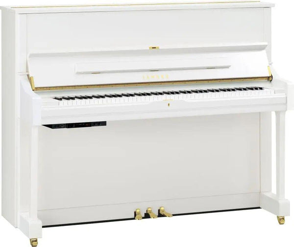 Yamaha U1 SH3 Silent Piano-Piano & Keyboard-Yamaha-Polished White-Logans Pianos