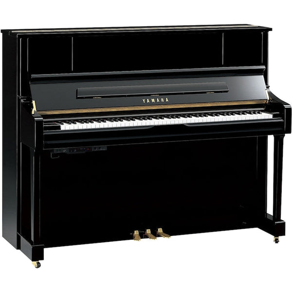 Yamaha U1JTC3 TransAcoustic Upright Piano-WITH $1000 CASH BACK-Piano & Keyboard-Yamaha-Polished Ebony/Chrome-Logans Pianos