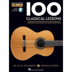 100 Classical Lessons For Guitar-Sheet Music-Hal Leonard-Logans Pianos