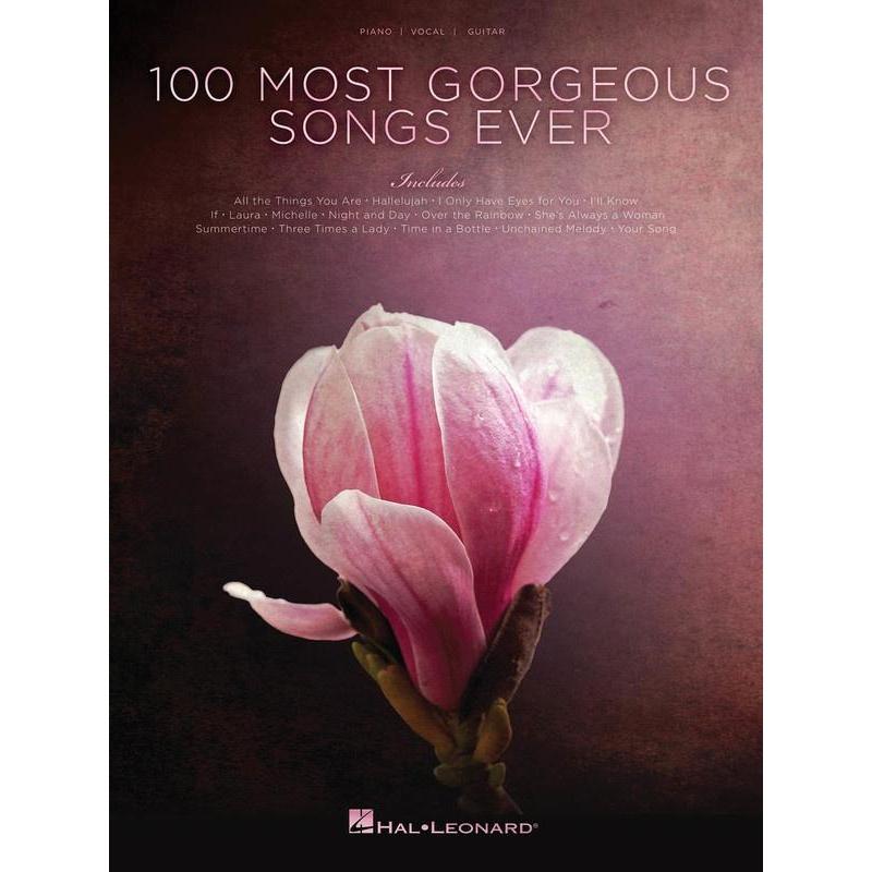 100 Most Gorgeous Songs Ever-Sheet Music-Hal Leonard-Logans Pianos