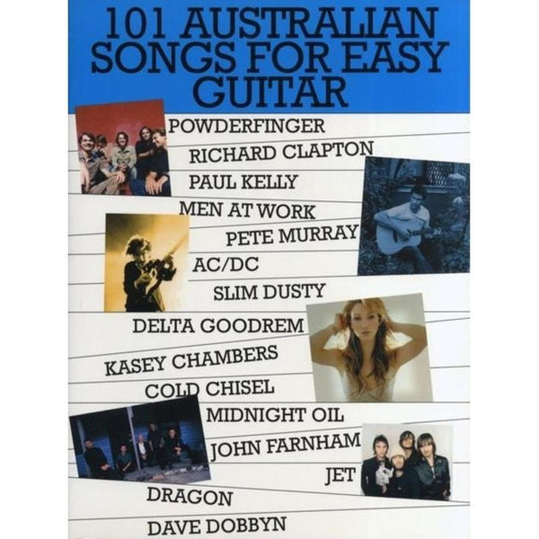 101 Australian Songs for Easy Guitar Vol. 1-Sheet Music-Music Sales-Logans Pianos