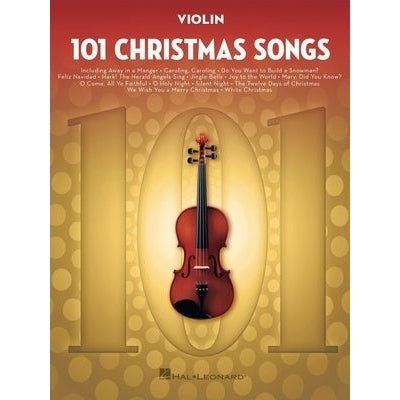 101 Christmas Songs for Violin-Sheet Music-Hal Leonard-Logans Pianos