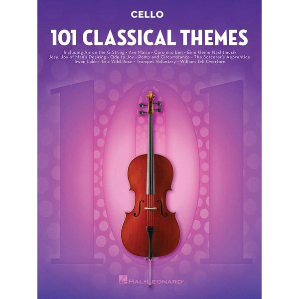 101 Classical Themes for Cello-Sheet Music-Hal Leonard-Logans Pianos