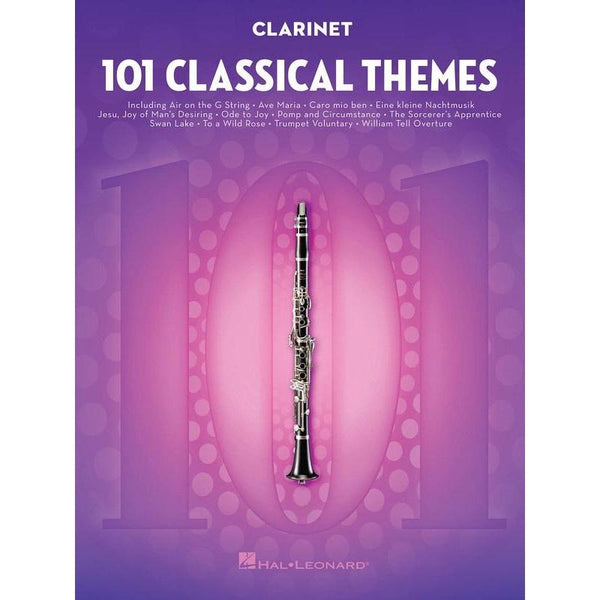 101 Classical Themes for Clarinet-Sheet Music-Hal Leonard-Logans Pianos