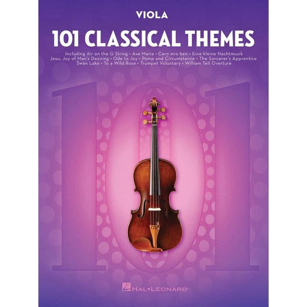 101 Classical Themes for Viola-Sheet Music-Hal Leonard-Logans Pianos