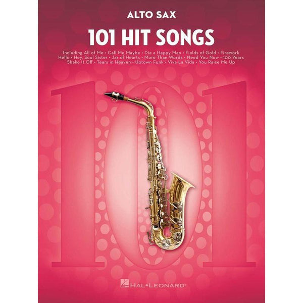 101 Hit Songs for Alto Sax-Sheet Music-Hal Leonard-Logans Pianos
