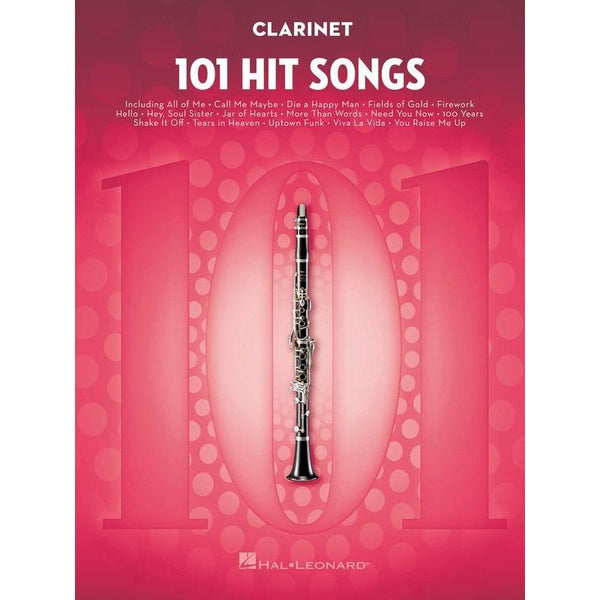 101 Hit Songs for Clarinet-Sheet Music-Hal Leonard-Logans Pianos