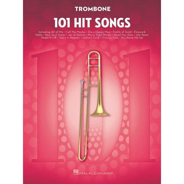 101 Hit Songs for Trombone-Sheet Music-Hal Leonard-Logans Pianos
